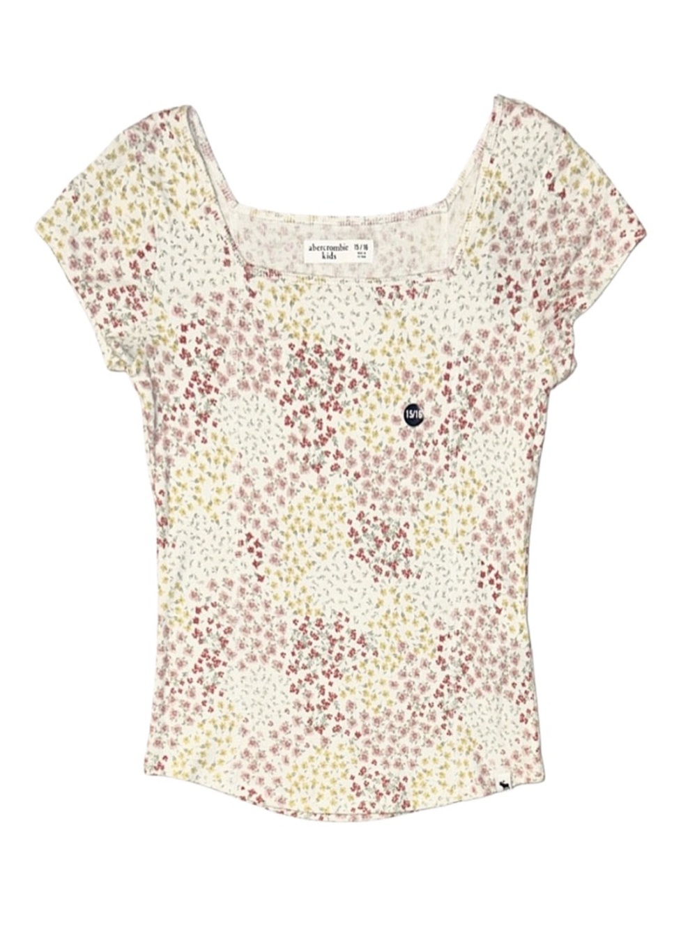 ABERCROMBIE KIDS Floral Short Sleeve Shirt Size 15/16 New With Tags